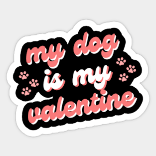 Dog Valentine Animal Love Sticker